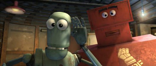 des gentils robots