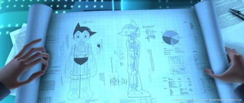 les plans d astro boy