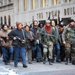 tournage de la rebellion pour Skyfall