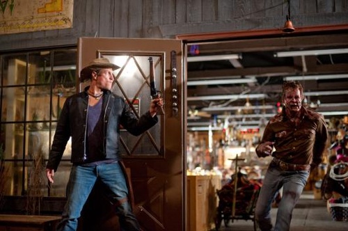 woody harrelson attendant un zombie