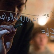 une   criture sur un miroir