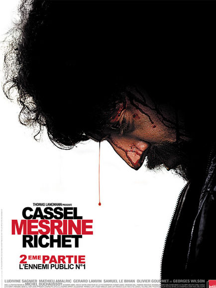 Affiche du film Mesrine : L'Ennemi Public N°1