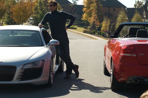david duchovny entre ses voitures