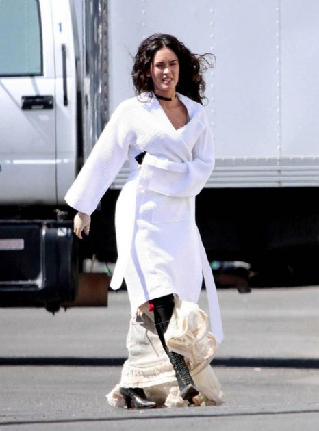 megan fox sur le tournage de jonah hex