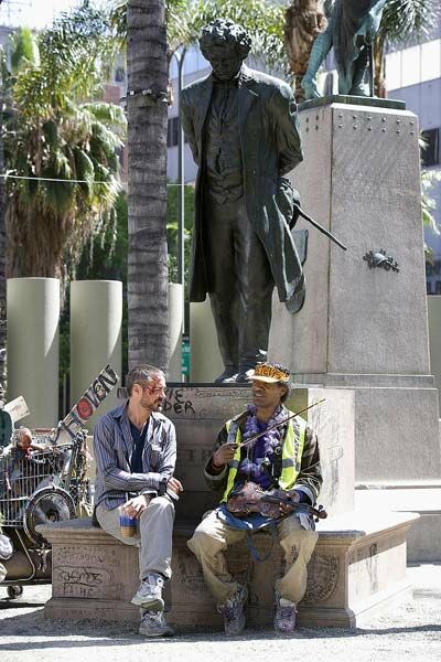 robert downey jr parlant avec jamie foxx