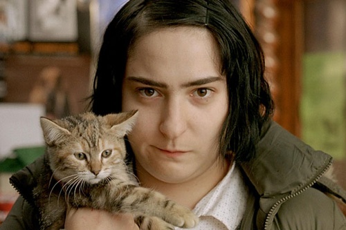 Marilou Berry et son chat