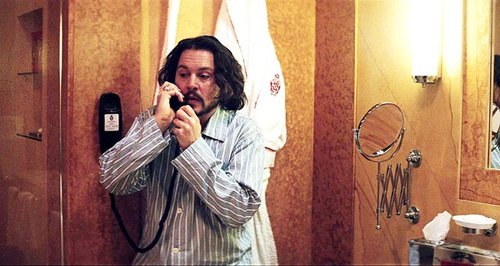 johnny depp en pyjama