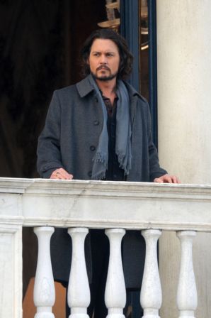 johnny depp sur le tournage du fil mthe tourist a paris