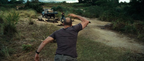 statham criant apr  s stallone