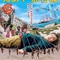 affiche japonaise - Les voyages de Gulliver 