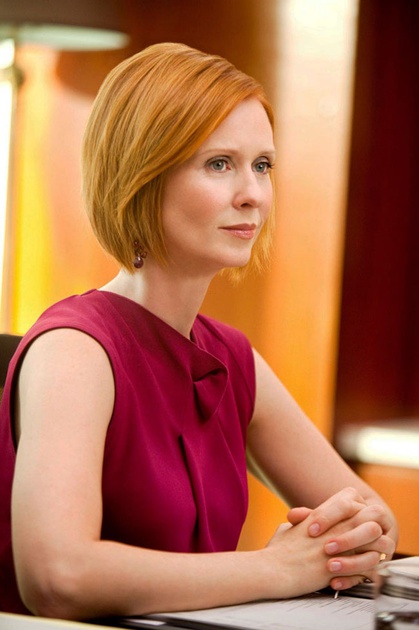 cynthia nixon au travail