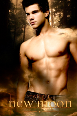 new moon poster taylor lautner