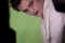 robert pattinson devant un fond vert