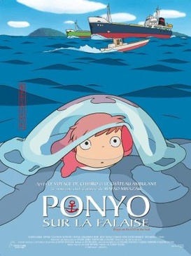 Affiche du film Ponyo sur la falaise