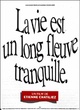 Affiche du film La Vie est un long fleuve tranquille