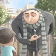 gru face a un enfant