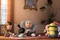 gru jouant avec les filles