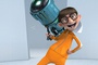 victor et un gros pistolet