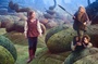georgie henley dans un jardin