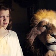 georgie henley et aslan