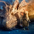 un dragon et une souris