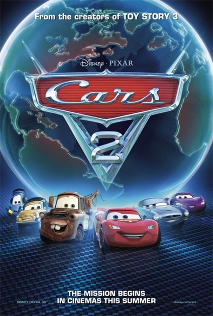 affiche teaser am ricaine cars 2
