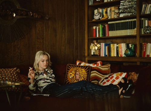 dakota fanning chez elle