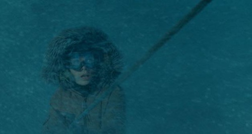 kate dans le grand froid