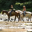 miley cyrus et lucas till a cheval
