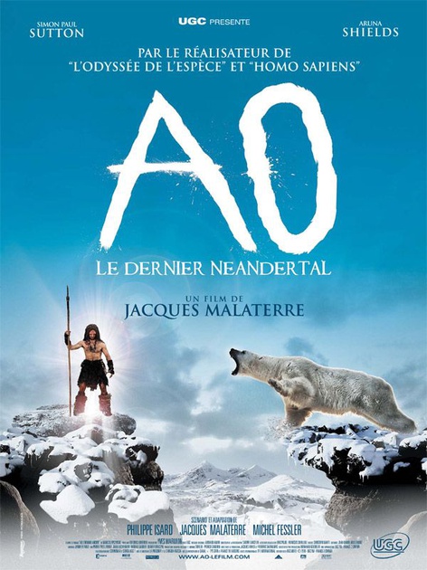 Affiche du film AO, le dernier Néandertal 