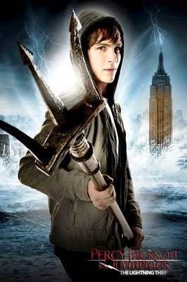 affiche promotionnelle de percy jackson et le voleur de foudre