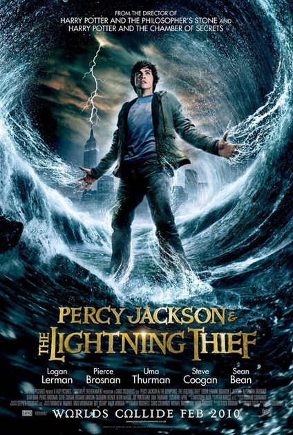 nouvelle affiche du film percy jackson et le voleur de foudre
