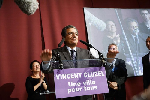 christian clavier a un meeting
