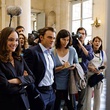 clovis cornillac entour   de journalistes