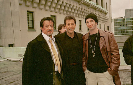 sylvester stallone a gauche