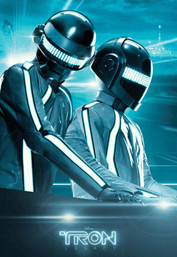 tron legacy poster daft punk