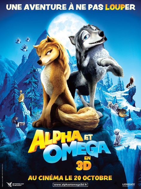 Affiche du film Alpha et Omega en 3D 