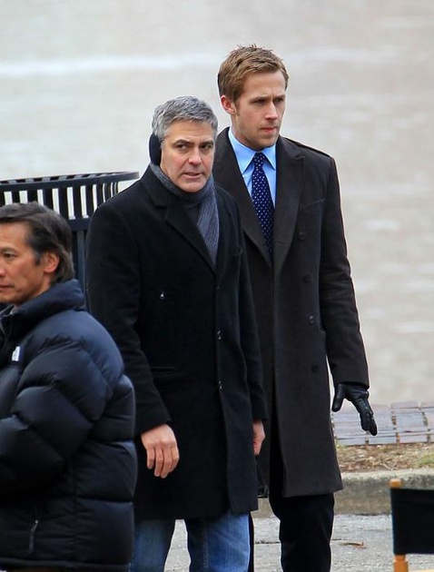 tournage george clooney ryan gosling