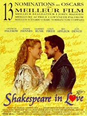 Affiche du film Shakespeare in Love