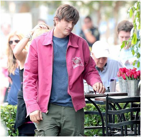 ashton kutcher et  jessica alba tournage valentine's day