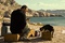 Jean Reno et son chat