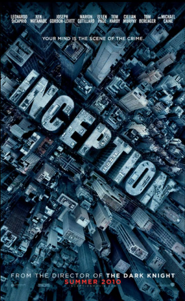 seconde affiche du film inception