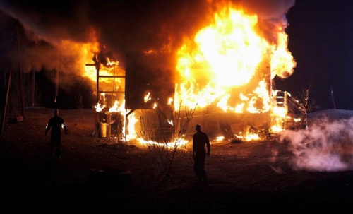 un incendie