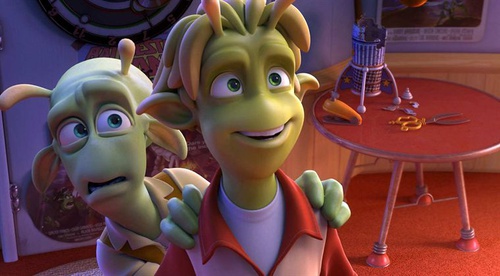 des aliens ravis