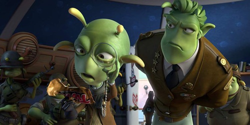les aliens devant un paquet de twix