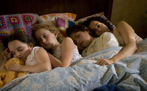 les gamines et leur maman