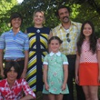 sophie guillemin et jean pierre martins entour  s de leurs enfants