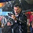 Johnny Hallyday sous la pluie