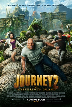 Affiche du film Voyage au centre de la Terre 2 : l'île mystérieuse