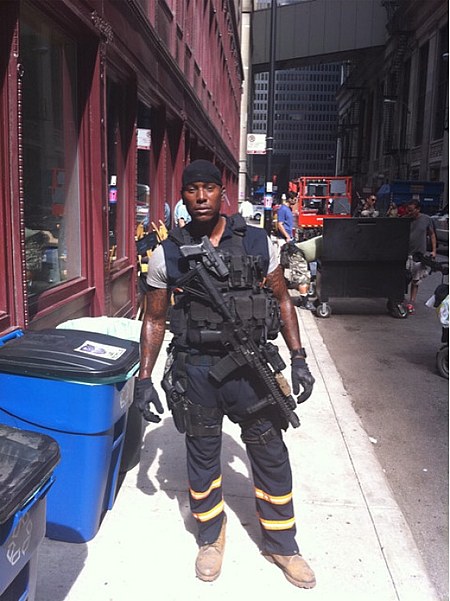 tyrese gibson sur le tournage